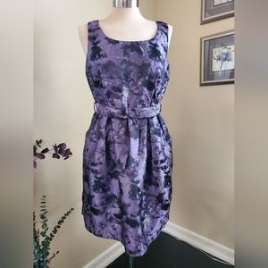 LOVE21 purple print dress size Medium